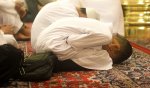 This photo is of our student weeping out of sadness for the Beloved during our final night in Madinah.